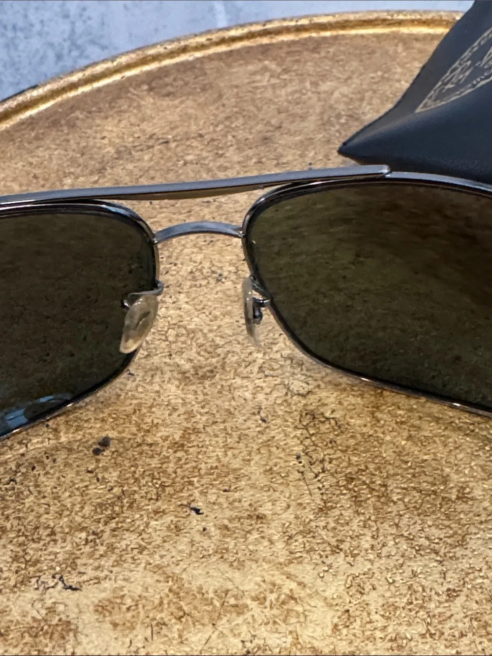 Ray-Ban Aviator Sunglasses in Black and Silver